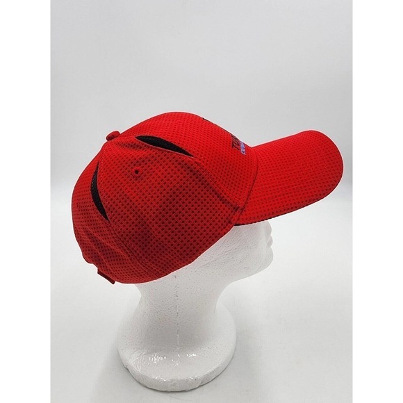 Reebok Turtle Bay Exploration Park Cap America Hat Adjustable Red NWT - Picture 5 of 10